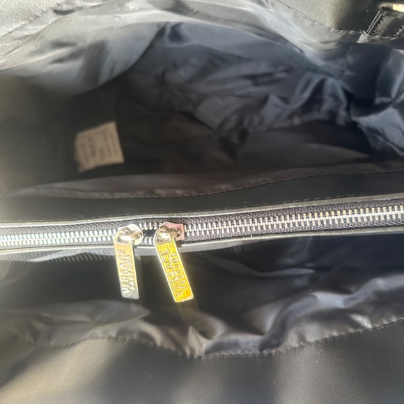 Versace Fragrance Tote Bag Black & Silver Key Logo Strap Dust Bag SEALED PACKAGE - Picture 13 of 15